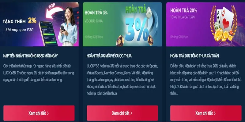 Tiền thưởng chào mừng 100% khi nạp lần đầu
